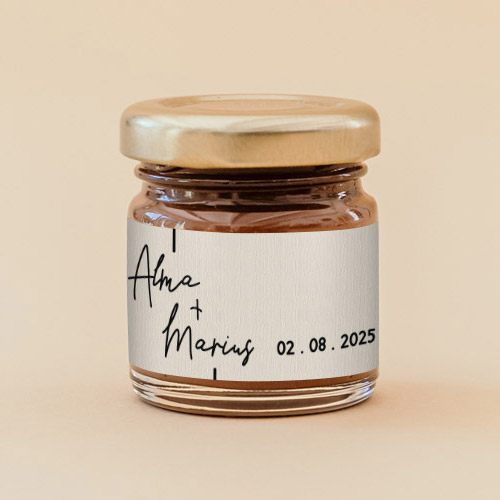 Pâte à tartiner de mariage Warp à personnaliser