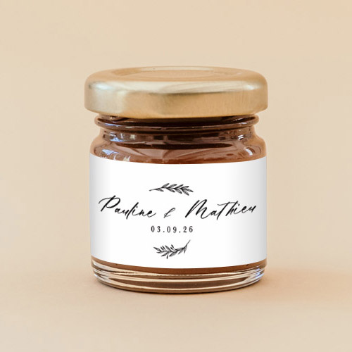 Pâte à tartiner de mariage Wild à personnaliser