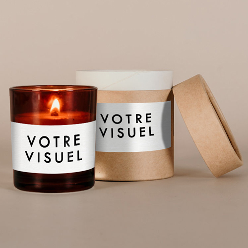 Bougie ambrée de mariage Sur mesure à personnaliser