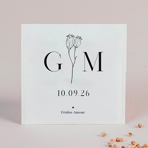 Sachet de graine de mariage Austin à personnaliser