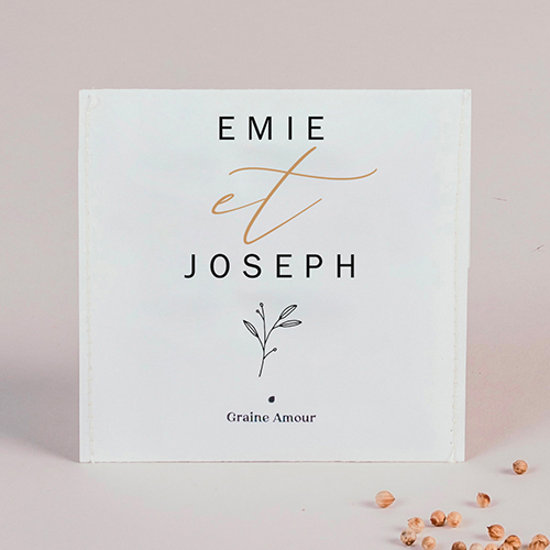 Sachet de graine de mariage Brooklyn à personnaliser