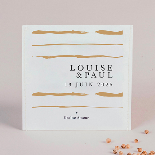 Sachet de graine de mariage Danneh à personnaliser