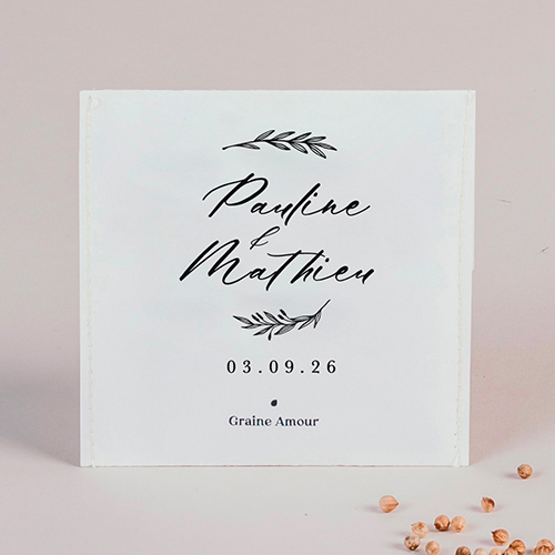 Sachet de graine de mariage Wild à personnaliser