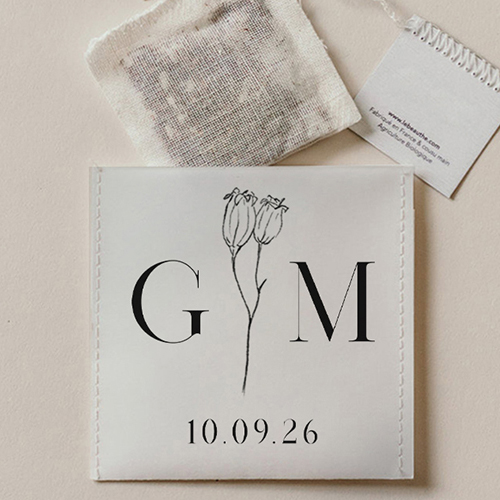 Sachet de thé de mariage Austin à personnaliser