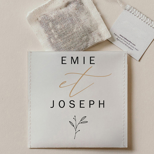 Sachet de thé de mariage Brooklyn à personnaliser