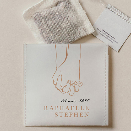 Sachet de thé de mariage Cody à personnaliser