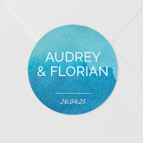 Sticker de mariage Aquatique à personnaliser