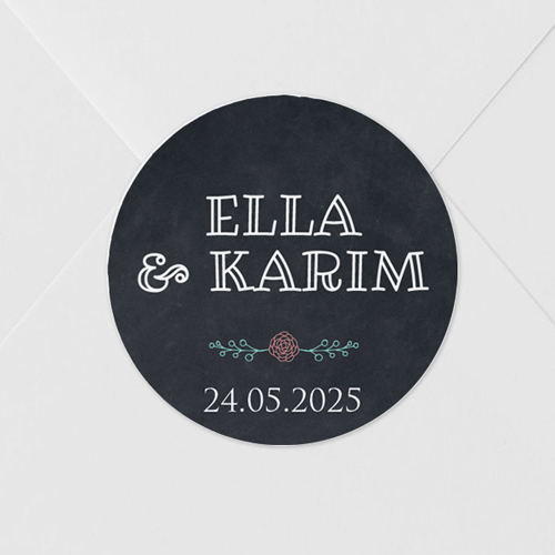 Sticker de mariage Ardoise à personnaliser