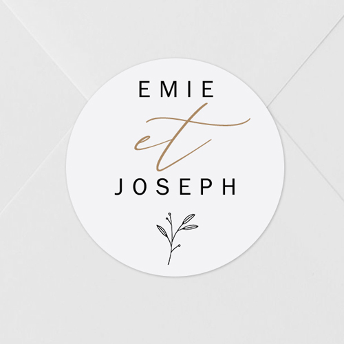 Sticker de mariage Brooklyn à personnaliser