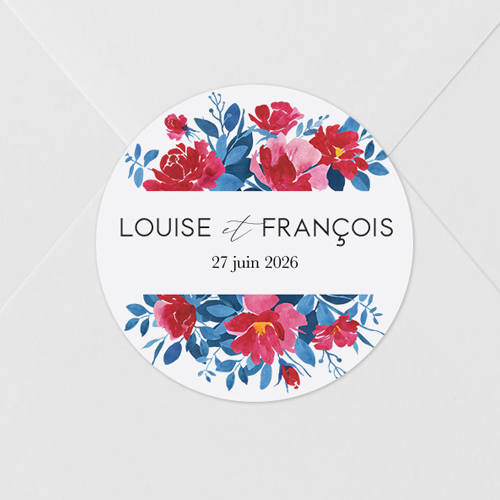 Sticker de mariage Charlotte à personnaliser