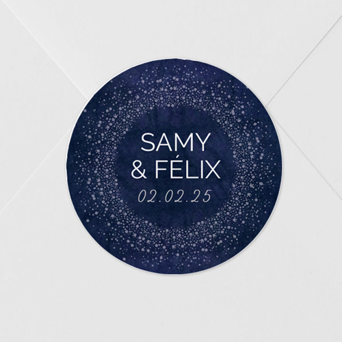 Sticker de mariage Constellation à personnaliser