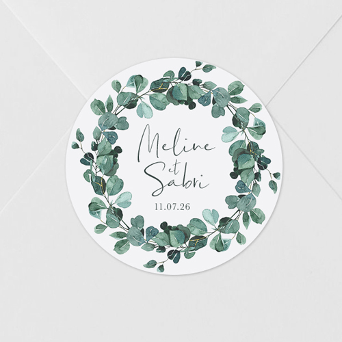 Sticker de mariage Ema à personnaliser