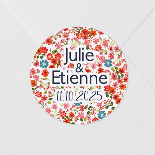 Sticker de mariage Liberty à personnaliser