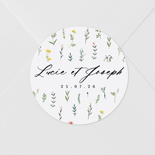 Sticker de mariage Tanaisie à personnaliser