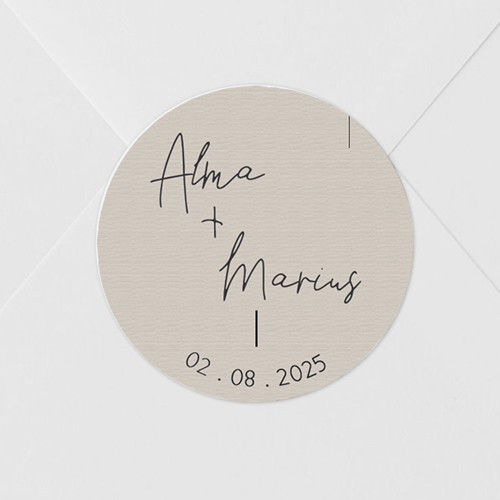 Sticker de mariage Warp à personnaliser