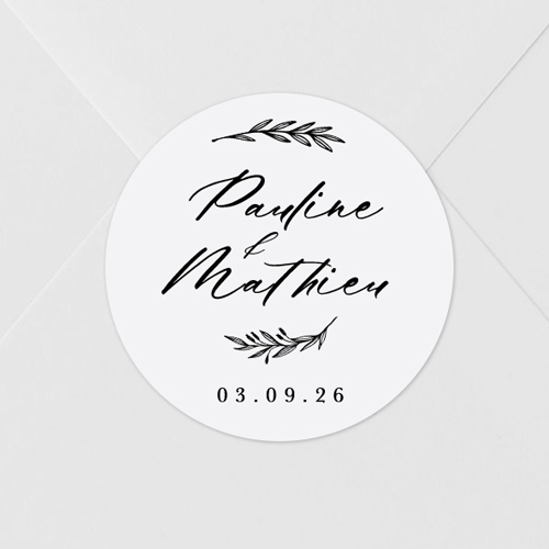 Sticker de mariage Wild à personnaliser