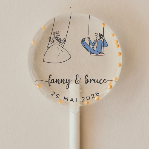 Sucette de mariage Balançoires à personnaliser