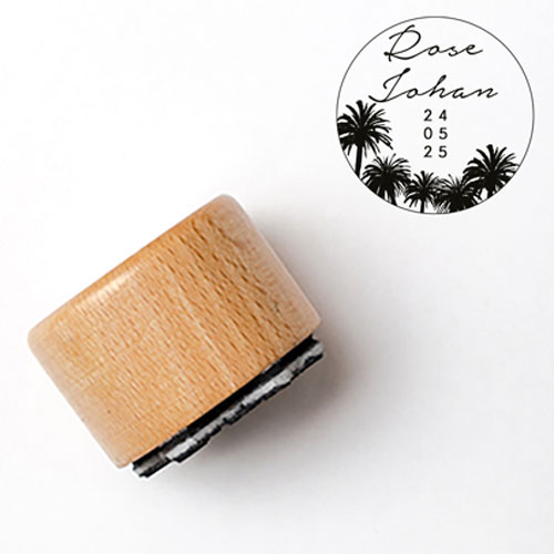 Tampon de mariage Beach à personnaliser