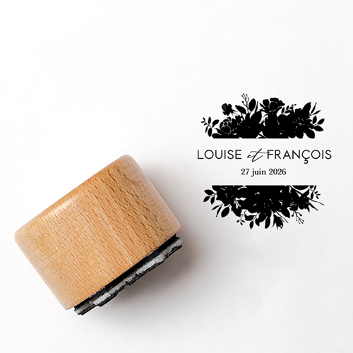 Tampon de mariage Charlotte à personnaliser
