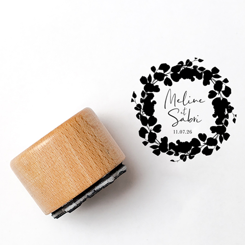 Tampon de mariage Ema à personnaliser