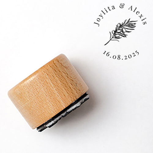 Tampon de mariage Olivier à personnaliser