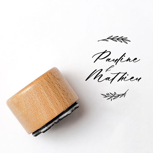 Tampon de mariage Wild à personnaliser