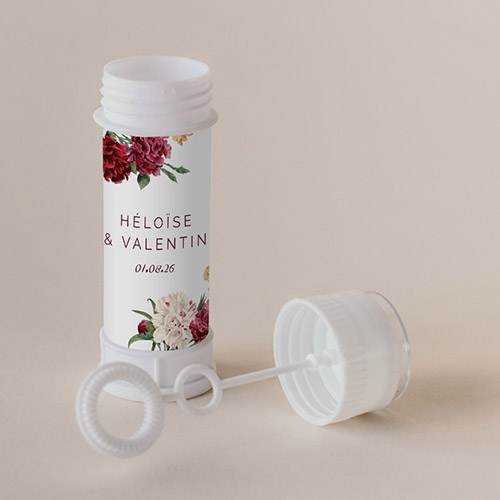 Tube à bulle de mariage Automne à personnaliser