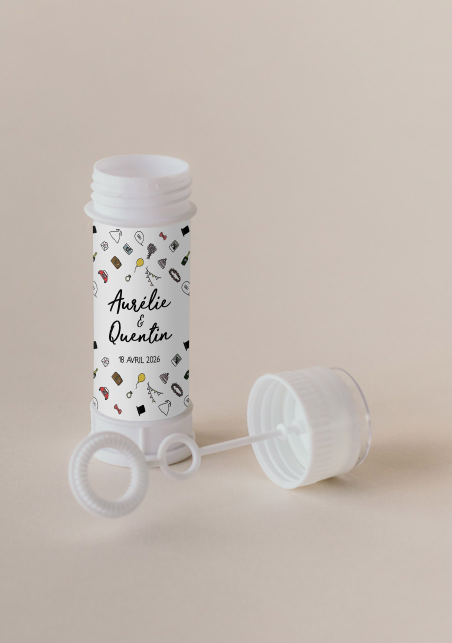 Bulles de savon pour mariage : 10 flacons originaux pour la sortie