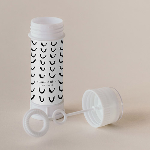 Tube à bulle de mariage Post-scriptum à personnaliser