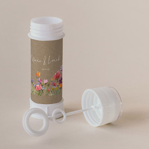 Tube à bulle de mariage Stellaire à personnaliser