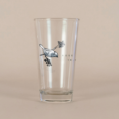 Verre à bière de mariage Birds à personnaliser