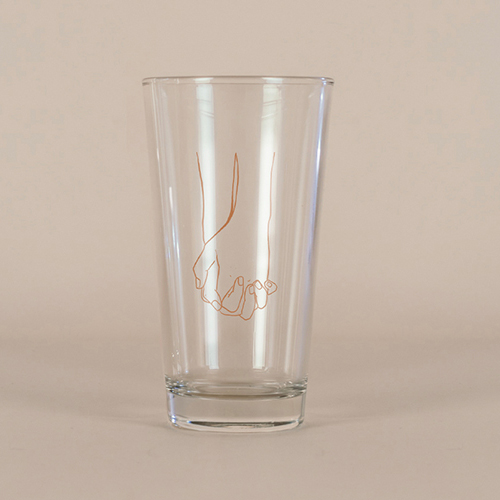 Verre à bière de mariage Cody à personnaliser