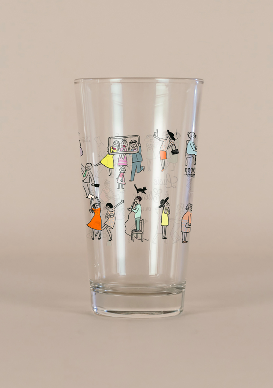 Set de 6 verres à bière prénom personnalisés