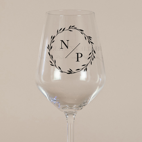 Verre à vin de mariage Livia à personnaliser