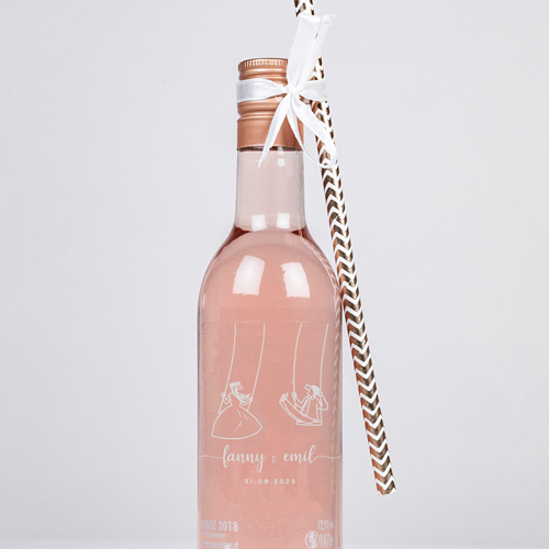 Rosé de mariage Balançoires à personnaliser