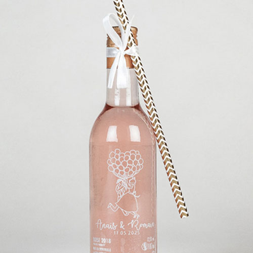 Rosé de mariage Ballons à personnaliser
