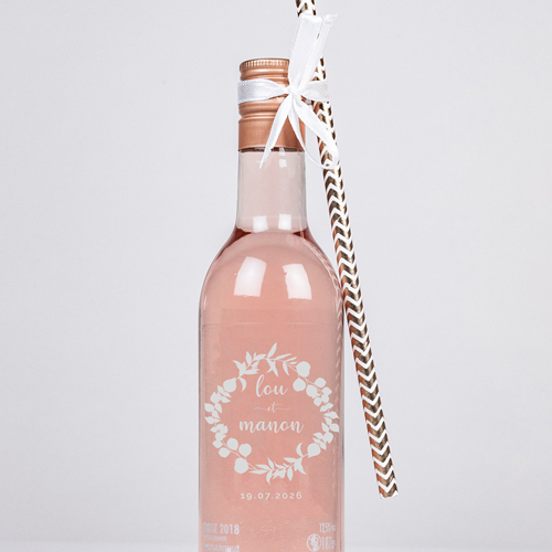 Rosé de mariage Couronne automnale à personnaliser