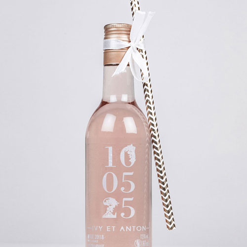 Rosé de mariage Entrelacé à personnaliser