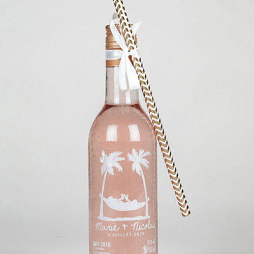 Rosé de mariage Hamac à personnaliser