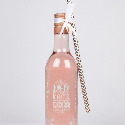 Rosé de mariage Journey à personnaliser