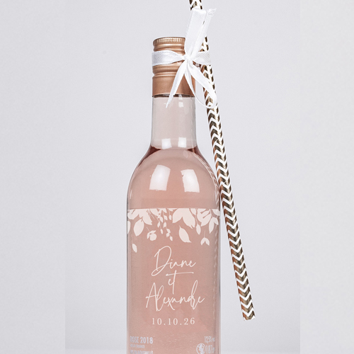 Rosé de mariage Pensée à personnaliser