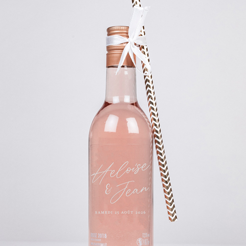 Rosé de mariage Prénoms à personnaliser