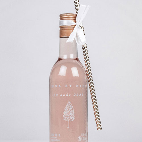 Rosé de mariage Tall tree à personnaliser