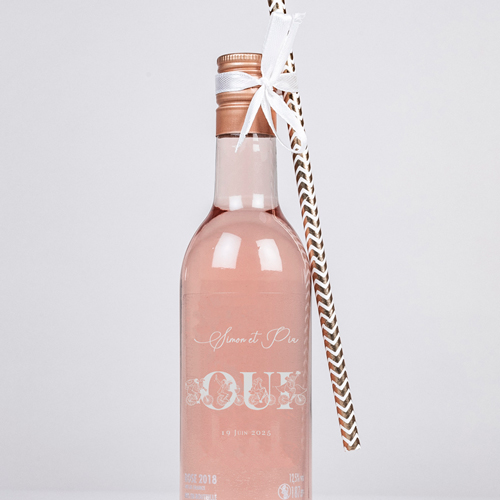 Rosé de mariage Vélos à personnaliser