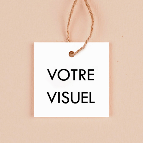 Étiquette carrée de mariage Sur mesure à personnaliser
