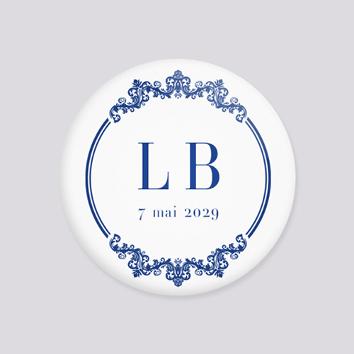 Badge de mariage Armand à personnaliser