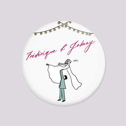 Badge de mariage Dirty dancing à personnaliser