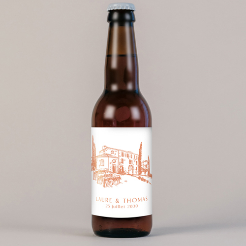Bière de mariage Alba à personnaliser