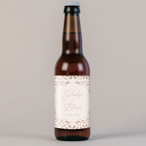 Bière de mariage Alouette à personnaliser