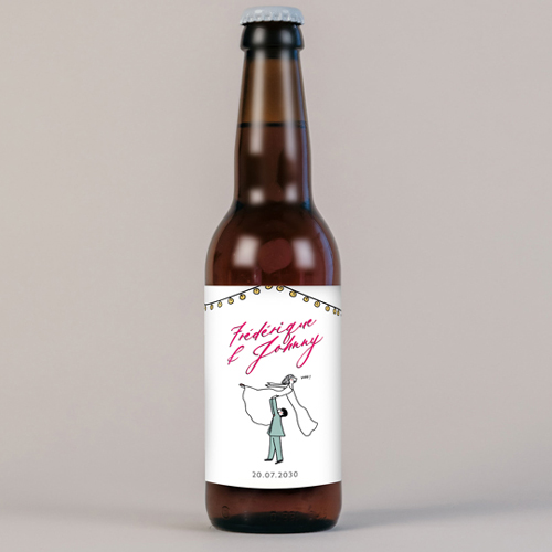 Bière de mariage Dirty dancing à personnaliser
